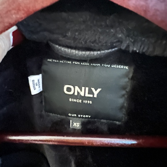 Faux fur lined Moto jacket - Picture 2 of 3